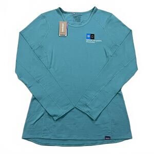 NWT Patagonia Womens Capilene Thermal Weight Crewneck Berly Green Size Large